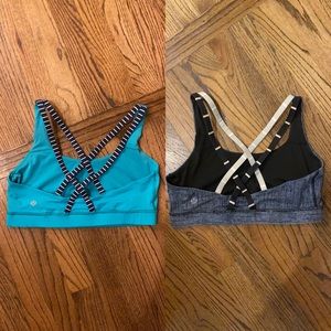 Two Lululemon Energy Bra Bundle - Size 8
